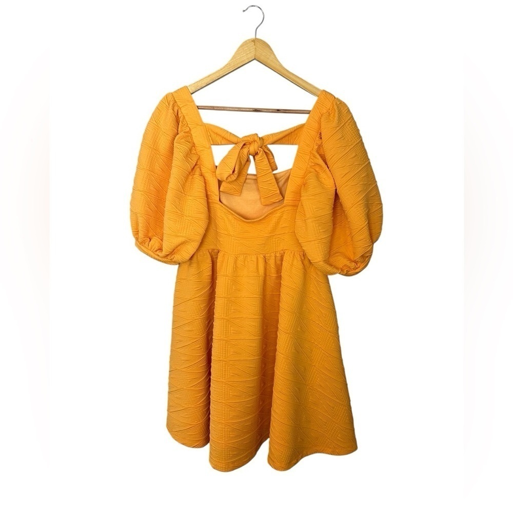 NWT Free People Violet Mini Dress in Carrot Ginger Women’s Size Medium - Picture 8 of 10